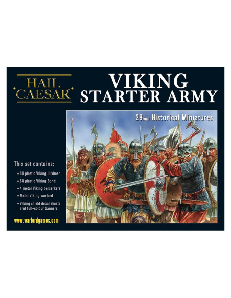 Ejército Inicial Vikingo Warlord Games - 133 Miniaturas 28mm