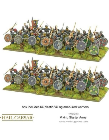 Ejército Inicial Vikingo Warlord Games - 133 Miniaturas 28mm