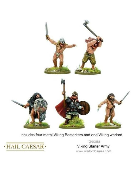 Ejército Inicial Vikingo Warlord Games - 133 Miniaturas 28mm