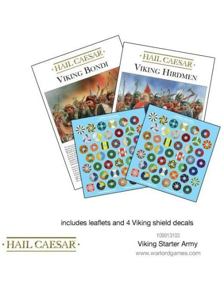 Ejército Inicial Vikingo Warlord Games - 133 Miniaturas 28mm