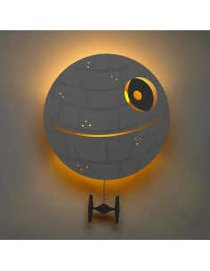 Decoración de Pared Iluminada Estrella de la Muerte Lambs & Ivy 2