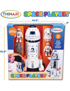 Juguete Espacial Cohete Nature Bound con Astronautas y Sonido 2