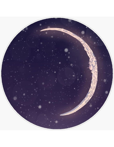 Calcomanía de Parachoques Vision Graphics 12.7 cm Espacial