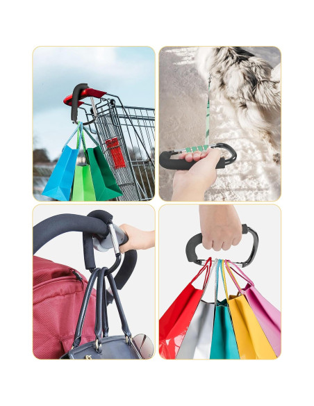 Ganchos para Cochecito DF Dualerv - 2 Paquetes de 16 cm