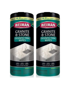 Toallitas Desinfectantes Weiman para Granito - 30 Unidades - Multiusos