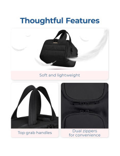 Bolsa de Aseo de Viaje BAGSMART Negra 30x18.5x22 cm 2