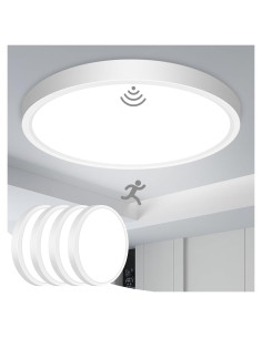 Luz de Techo LED Slochi 7" con Sensor de Movimiento 15W 1500LM