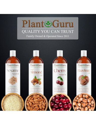 Aceite de Almendra Dulce 60 ml Plant Guru 100% Puro Natural