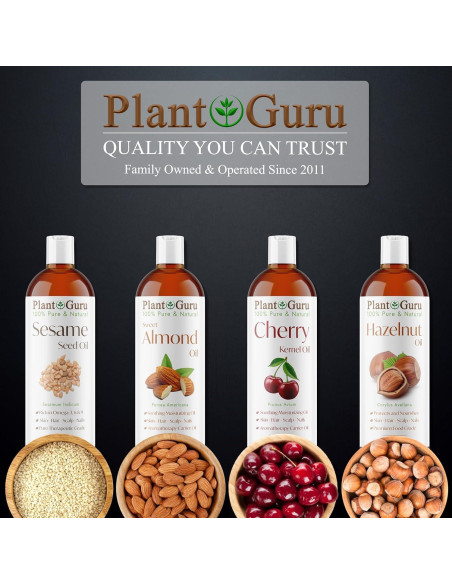 Aceite de Almendra Dulce 60 ml Plant Guru 100% Puro Natural