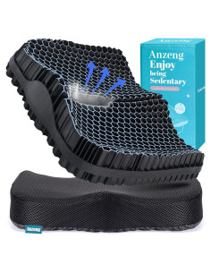Cojín de Gel TPE Anzeng Grande 43x37 cm Alivio Dolor Cadera