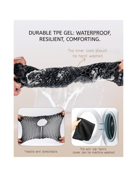 Cojín de Gel TPE Anzeng Grande 43x37 cm Alivio Dolor Cadera