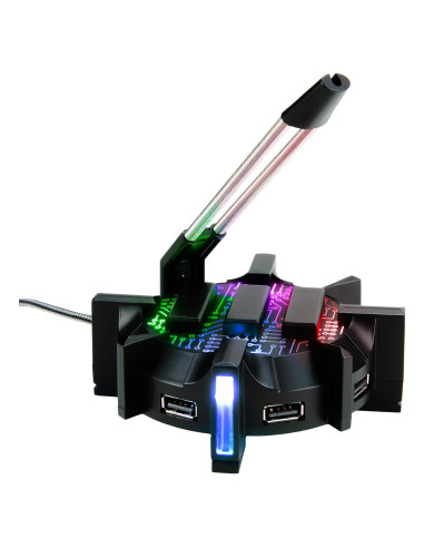 Soporte para Ratón Gaming ENHANCE con Hub USB y LED