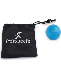 Pelota de Masaje Lacrosse ProsourceFit 63mm Azul para Recuperación 2