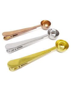 Set de 3 Cucharas Medidoras de Acero Inoxidable Honbay 16.5 cm
