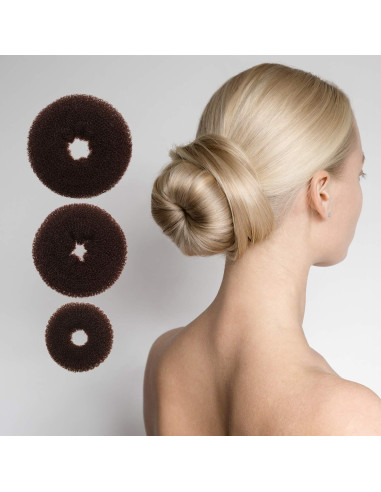 Juego de 9 Piezas Creadores de Moños WILLBOND con Bandas y Horquillas