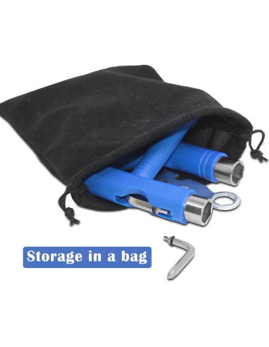 Herramienta Multifuncional para Skateboard Sonku Azul - 6 Piezas