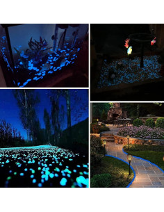 Piedras Brillantes Azules 1000 pcs Anothera para Jardín 2