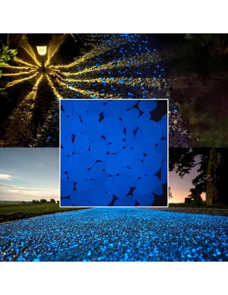 Piedras Brillantes Azules 1000 pcs Anothera para Jardín