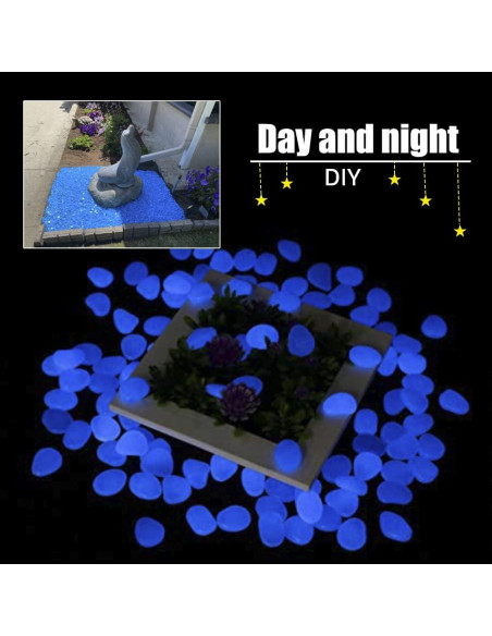 Piedras Brillantes Azules 1000 pcs Anothera para Jardín