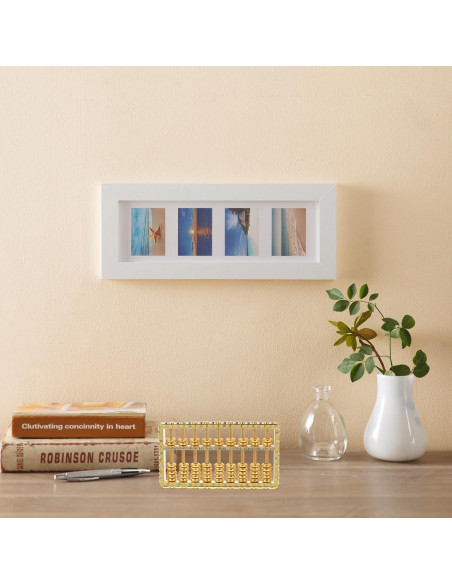 Adorno Miniatura de Ábaco Dorado Garneck - Decoración Feng Shui