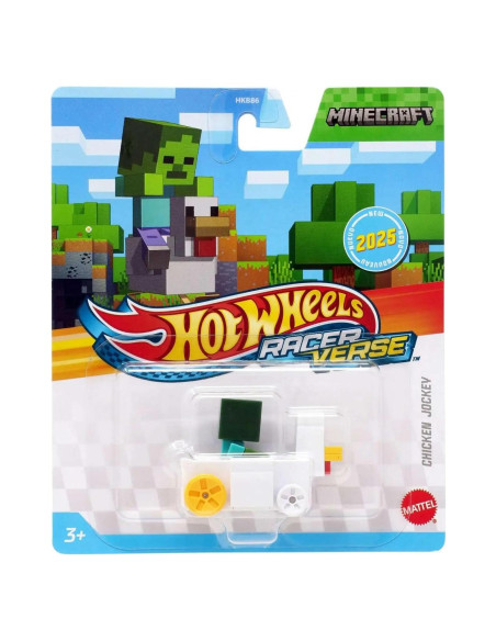 Hot Wheels RacerVerse Minecraft Chicken Jockey 1:64