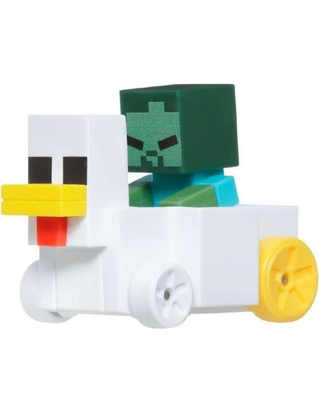 Hot Wheels RacerVerse Minecraft Chicken Jockey 1:64