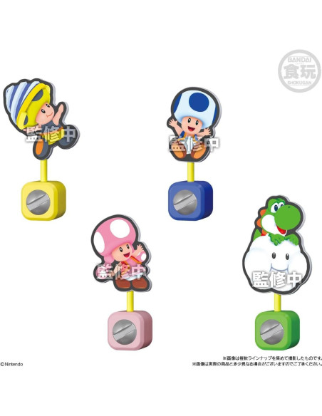 Soporte de Clip 3D BANDAI Super Mario Bros Wonder - Caja 16 Piezas