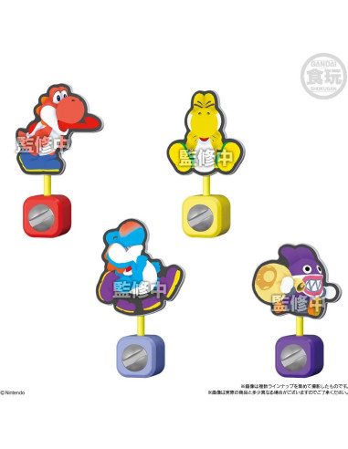 Soporte de Clip 3D BANDAI Super Mario Bros Wonder - Caja 16 Piezas