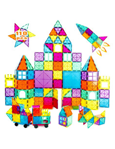 Azulejos Magnéticos NEOFORMERS 110 Piezas 3D STEM para Niños
