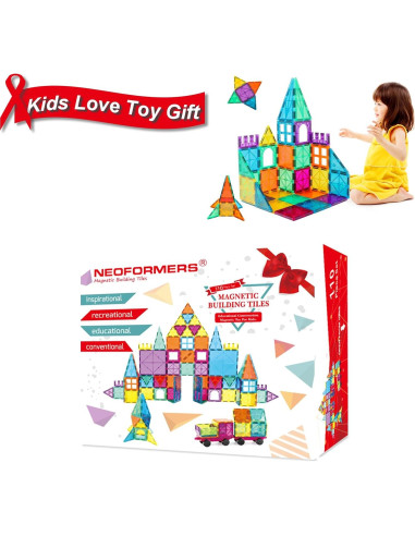 Azulejos Magnéticos NEOFORMERS 110 Piezas 3D STEM para Niños