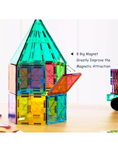 Azulejos Magnéticos NEOFORMERS 110 Piezas 3D STEM para Niños