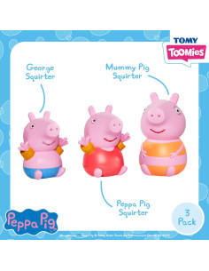 Juguetes de Baño Peppa Pig TOMY Toomies para Bebés 18+ Meses 2