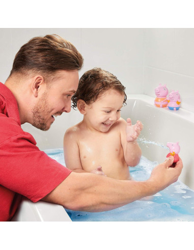 Juguetes de Baño Peppa Pig TOMY Toomies para Bebés 18+ Meses