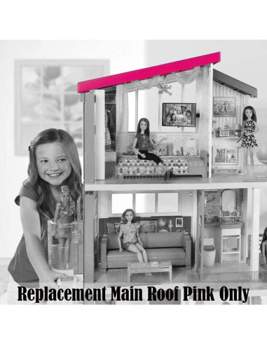 Techo Principal Rosa de Repuesto Barbie FHY73 FHY74