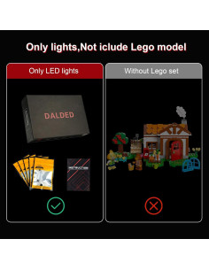 Kit de Iluminación LED DALDED para Casa de Isabelle 77049 2