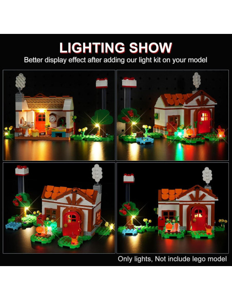 Kit de Iluminación LED DALDED para Casa de Isabelle 77049