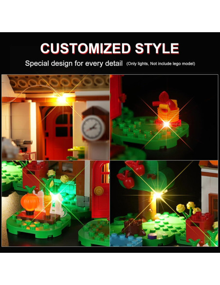 Kit de Iluminación LED DALDED para Casa de Isabelle 77049