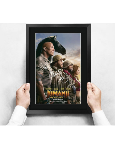 Póster Enmarcado Jumanji 3 Dwayne Johnson 40.64x30.48 cm