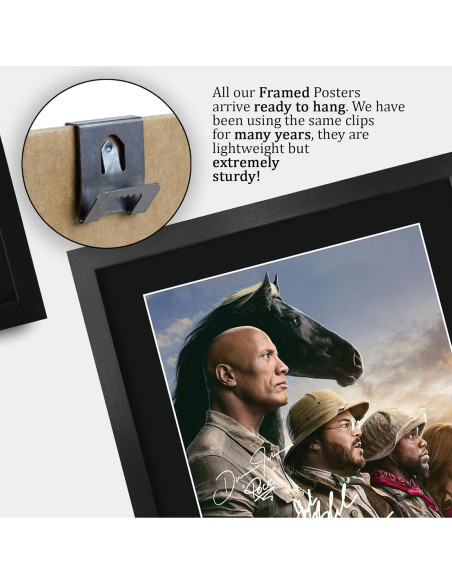 Póster Enmarcado Jumanji 3 Dwayne Johnson 40.64x30.48 cm