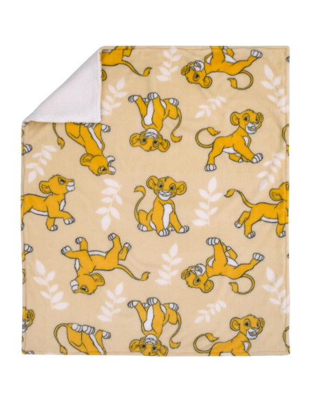 Manta de Bebé NoJo Disney Rey León Simba 76x91 cm Suave