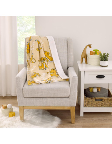 Manta de Bebé NoJo Disney Rey León Simba 76x91 cm Suave