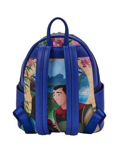 Mochila Mini Iluminada Disney Mulan Loungefly 22.86x11.43cm