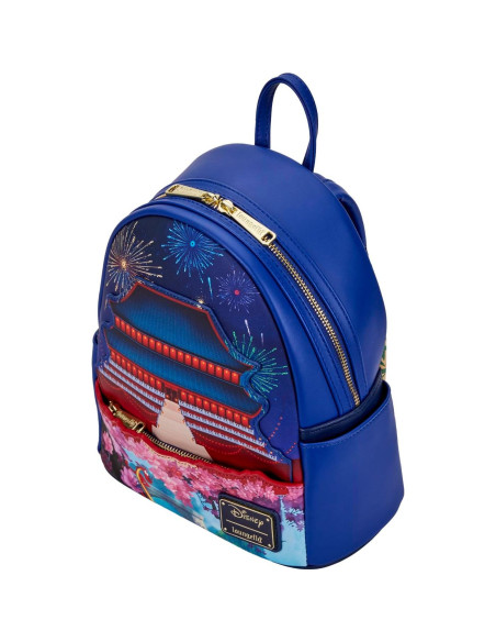 Mochila Mini Iluminada Disney Mulan Loungefly 22.86x11.43cm
