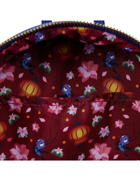 Mochila Mini Iluminada Disney Mulan Loungefly 22.86x11.43cm