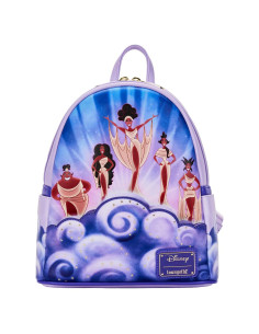 Mochila Mini Nubes Musas de Hércules Loungefly 22.86x11.43x26.67cm