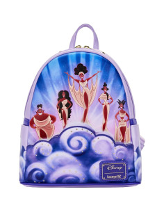 Mochila Mini Nubes Musas de Hércules Loungefly 22.86x11.43x26.67cm 2