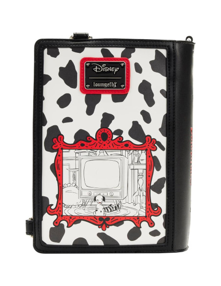 Bolso Cruzado Convertible Loungefly 101 Dálmatas Multicolor