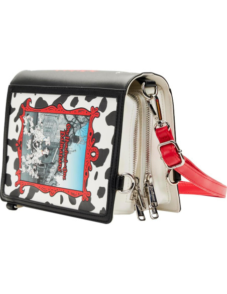Bolso Cruzado Convertible Loungefly 101 Dálmatas Multicolor