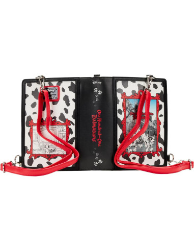 Bolso Cruzado Convertible Loungefly 101 Dálmatas Multicolor