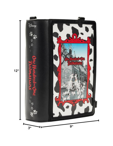 Bolso Cruzado Convertible Loungefly 101 Dálmatas Multicolor